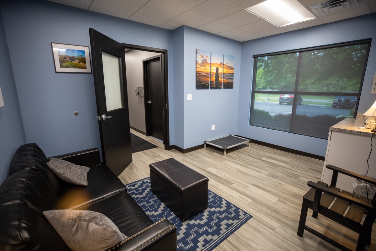 Comfort Room at Plymouth Veterinary Clinic