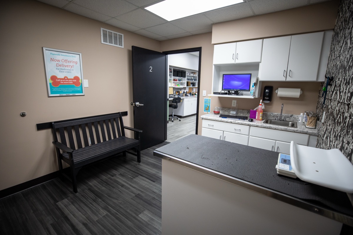 Exam Rooms at Plymouth Veterinary Clinic